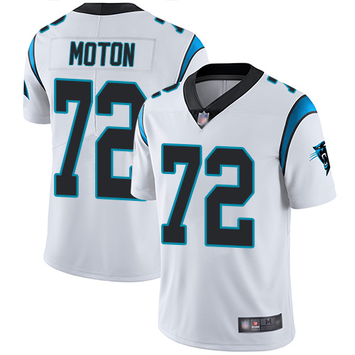 Carolina Panthers Limited White Youth Taylor Moton Road Jersey NFL Football #72 Vapor Untouchable